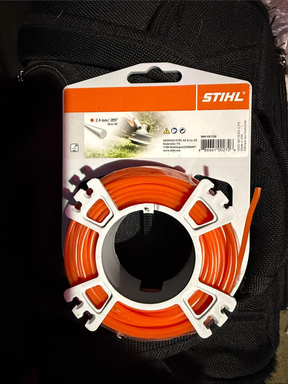 STIHL Orange Replacement Trimmer Line - 2.4 mm
